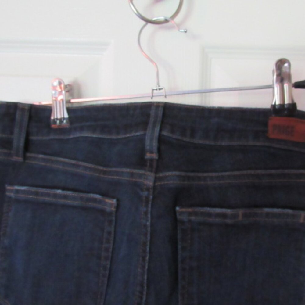PAIGE | Skyline Ankle Peg Jeans — Size 27 | Dark Wash - Picture 4 of 4